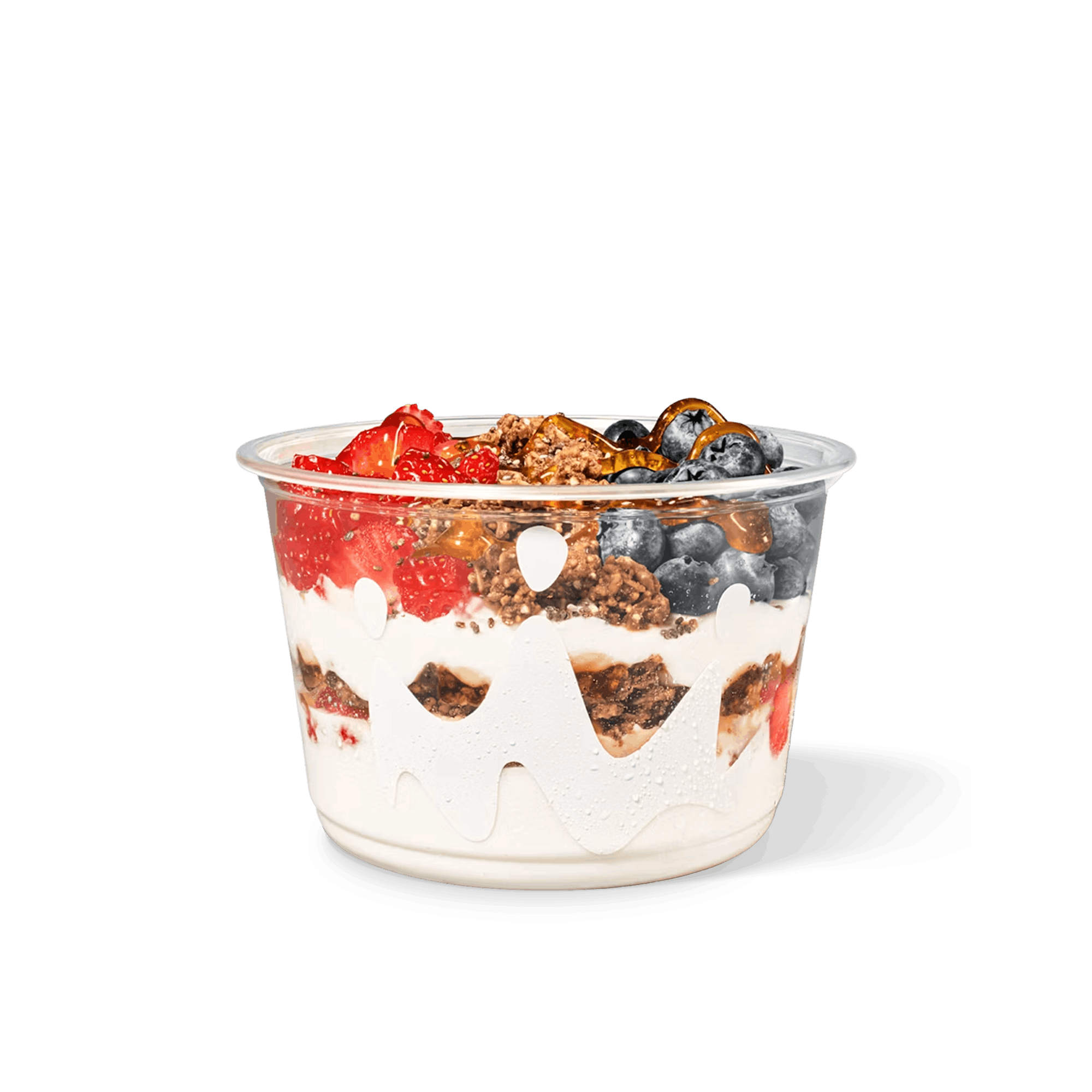 High Protein Greek Yogurt Honey Berry Bowl