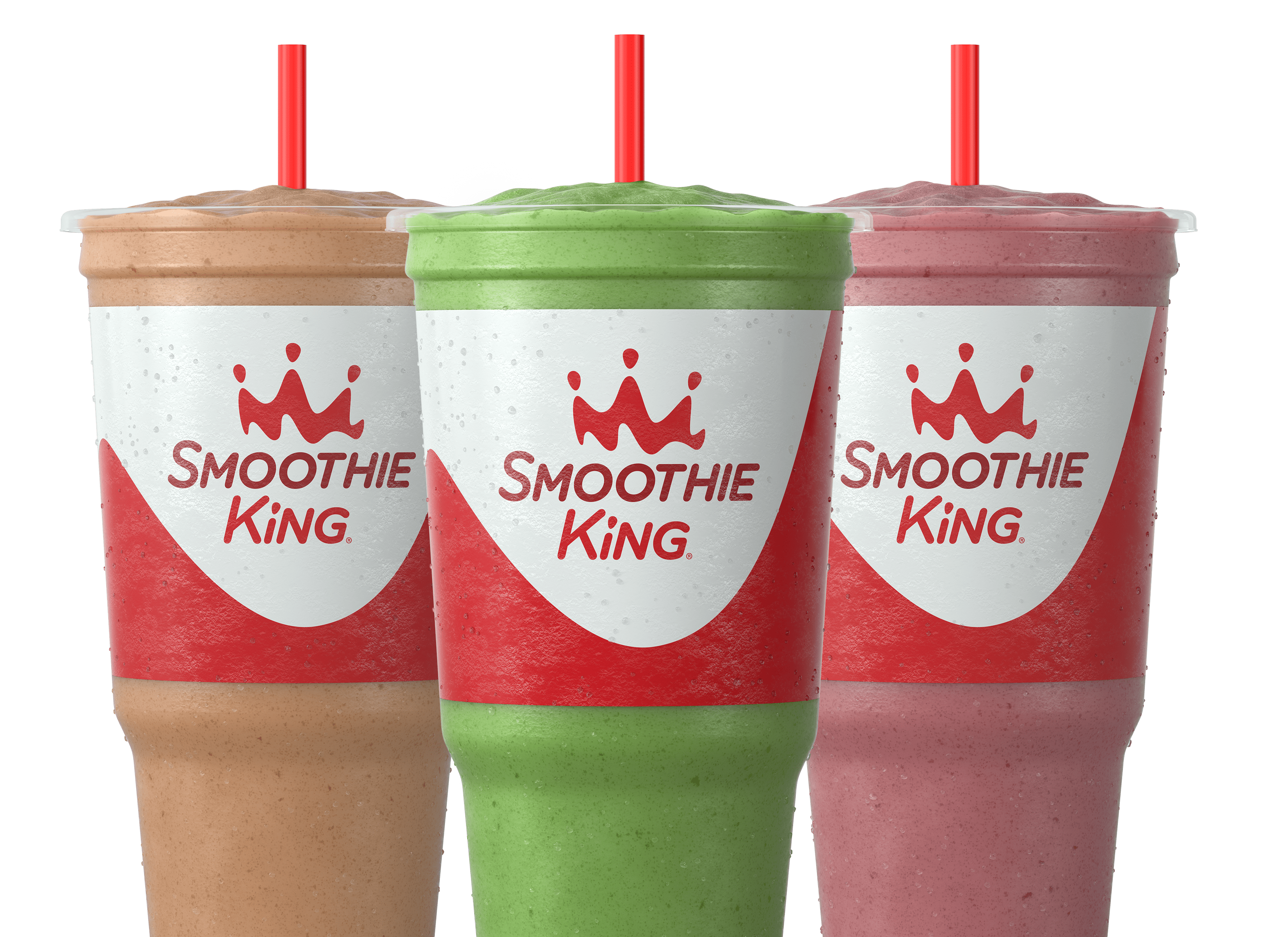 Three Smoothie King Smoothies
