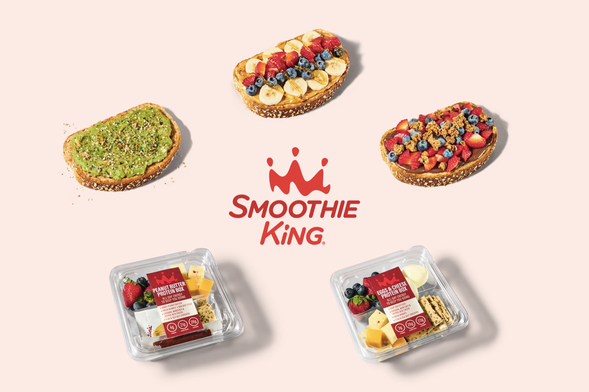 Fuel Your Day with Smoothie King’s Newest High-Protein Food: Loaded Toast & Protein Boxes